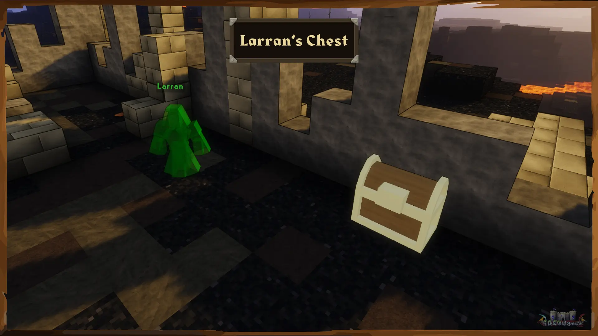 Larrans small chest in the Wilderness