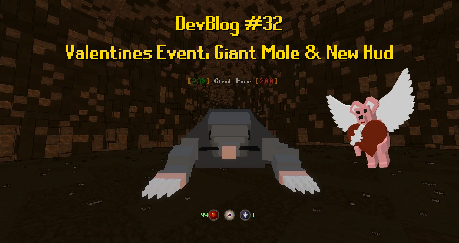 DevBlog #32 A Lovely New Year, Giant Mole & New Hud